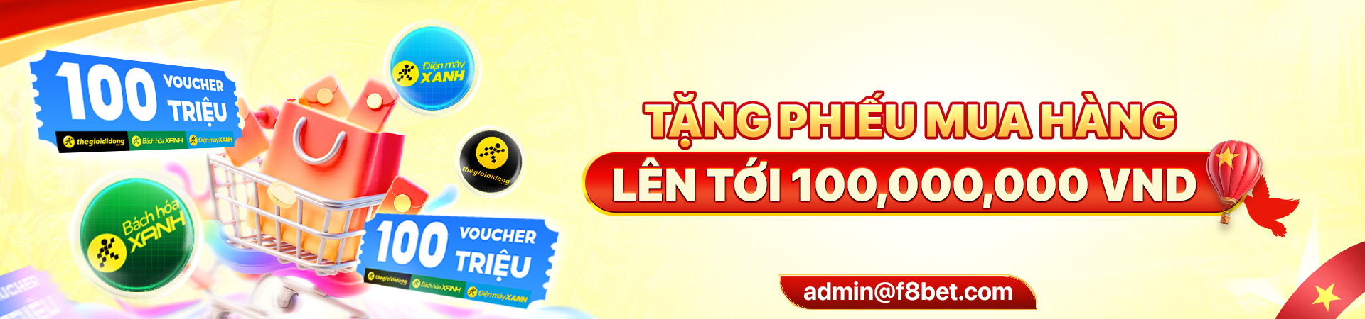 f8bet tang phieu mua sam khong gioi han