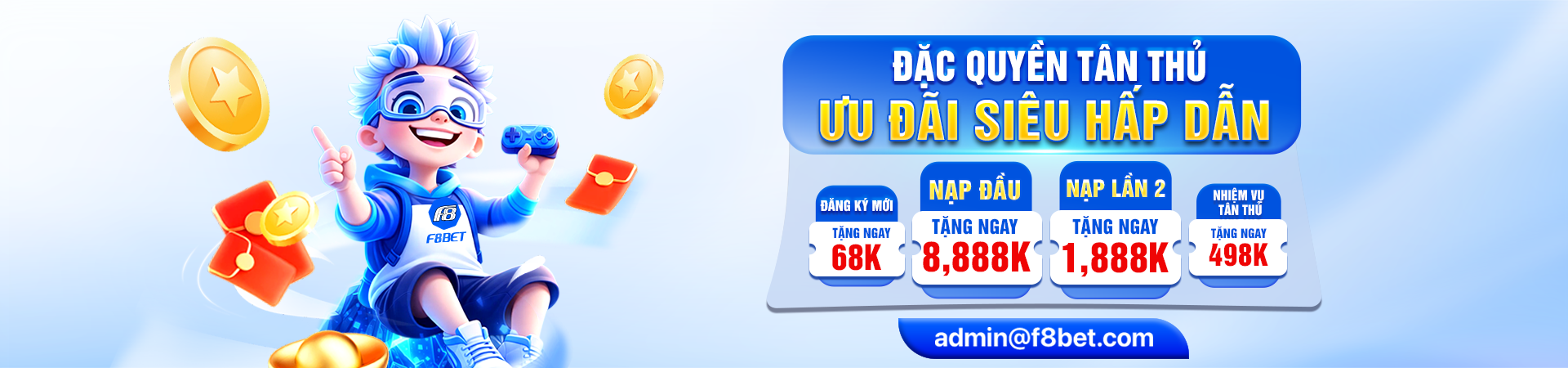 f8bet ưu đãi hội viên mới tháng 5